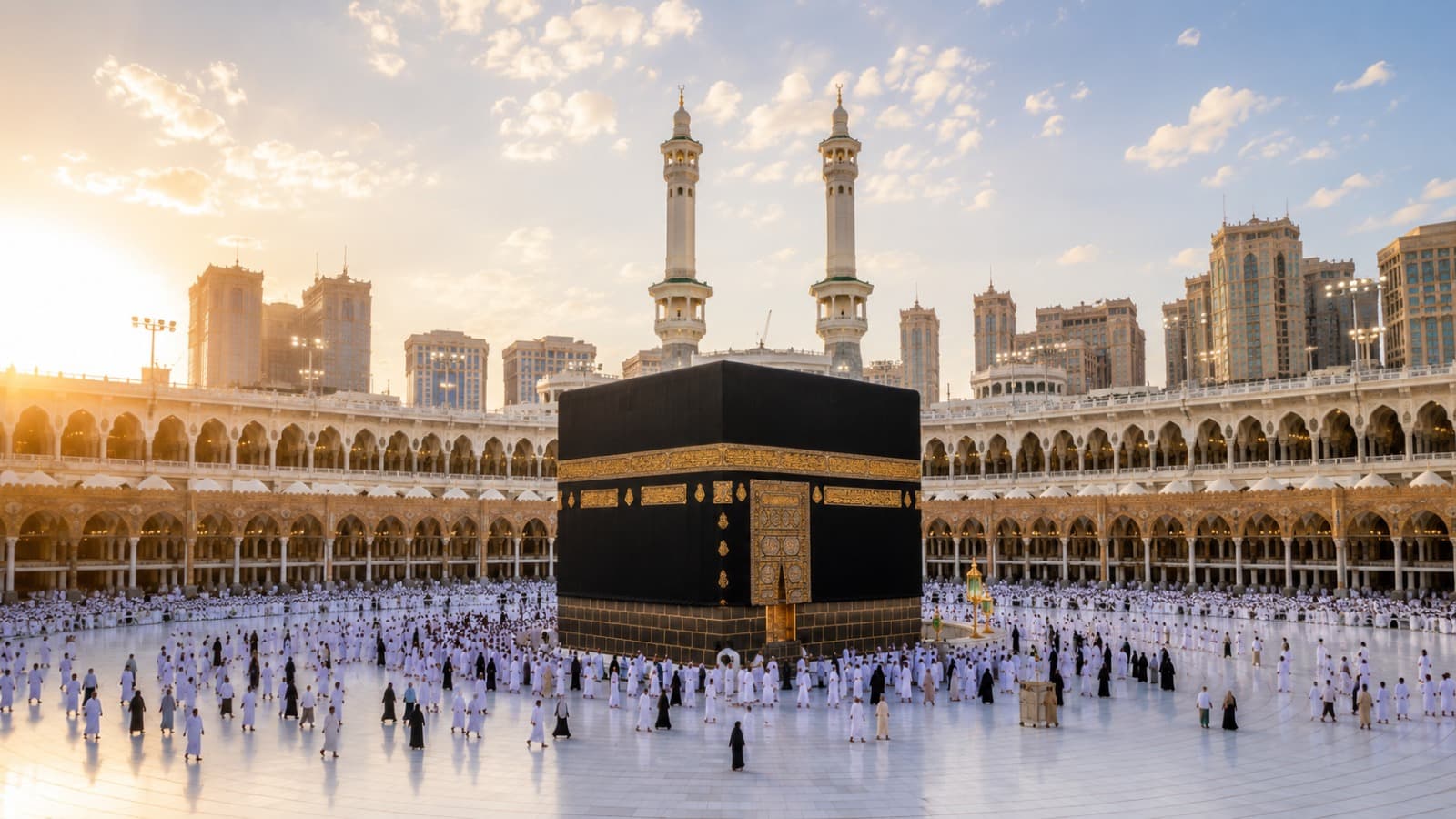Makkah Holy Kaaba close up